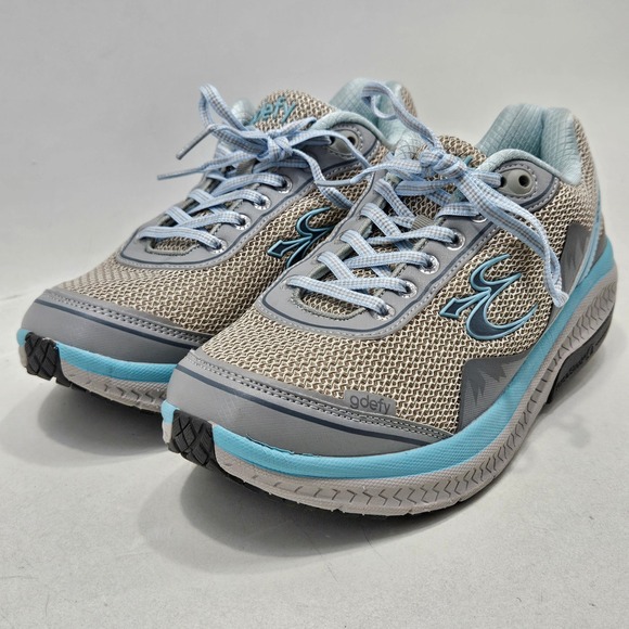 Gravity Defyer Shoes - Gravity Defyer G-Defy Ion Women 9 Grey Blue TB9024FGU-M VersoShock Walking Shoes